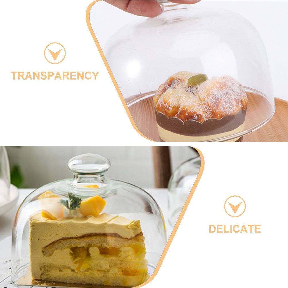 2Pcs Transparent Cake Dome Cov - Plastic Dome Clear 评论和价格