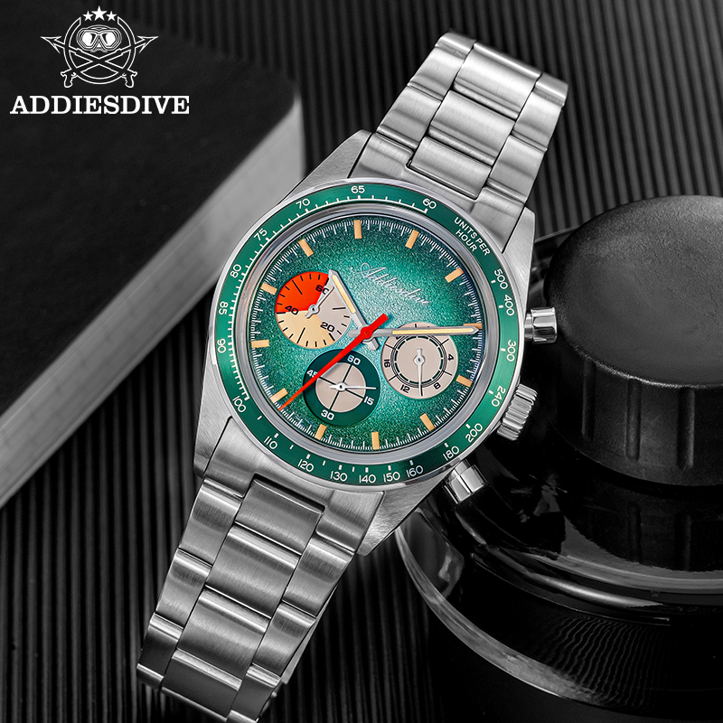 ADDIESDIVE Hot Sale Chronograp - Plastic Dome Clear 评论和价格