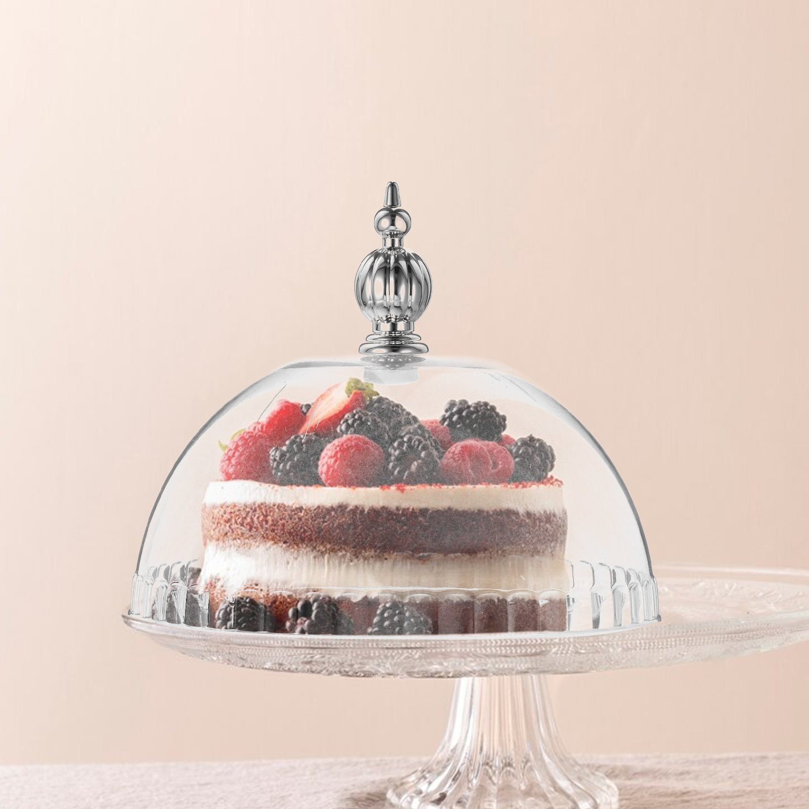 Plastic Cake Dome Cover 6.8 In - Plastic Dome Clear 评论和价格